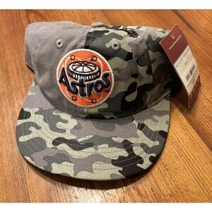 MITCHELL & NESS SNAPBACK Hat Houston ASTROS MLB Camo Sample Cap NEW